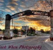 "Temecula Moving Company on an old town street with shops and palm trees-local area served by Duffle Bag Movers."